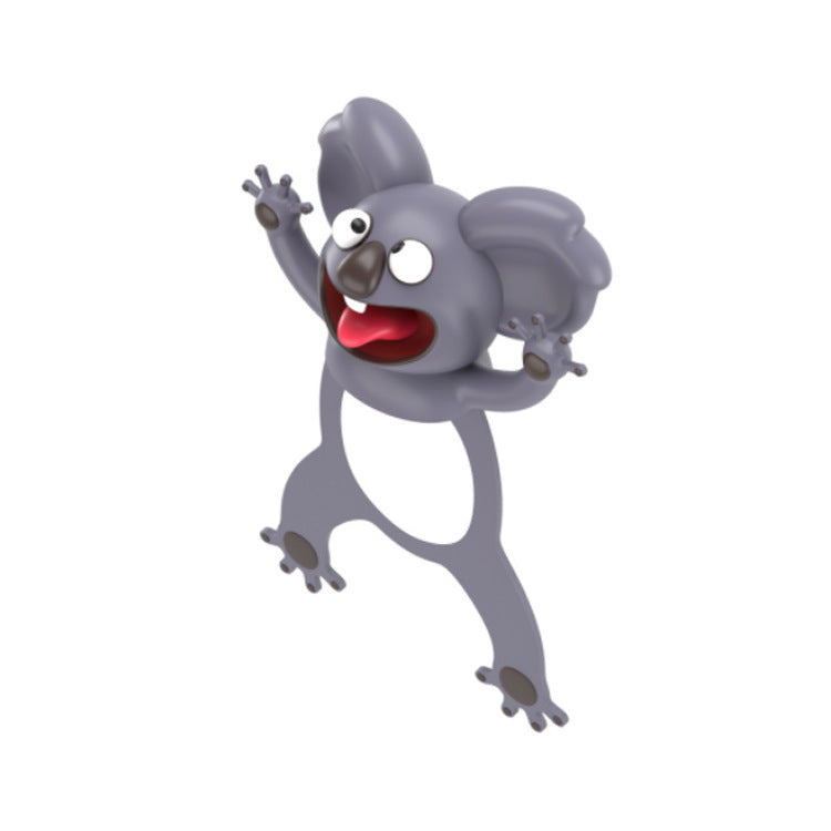 3D Lesezeichen: Lustige Tiere & Cartoon Figuren – Dein Buch wird lebendig!