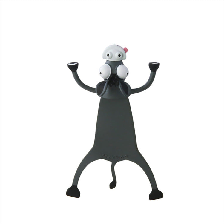 3D Lesezeichen: Lustige Tiere & Cartoon Figuren – Dein Buch wird lebendig!