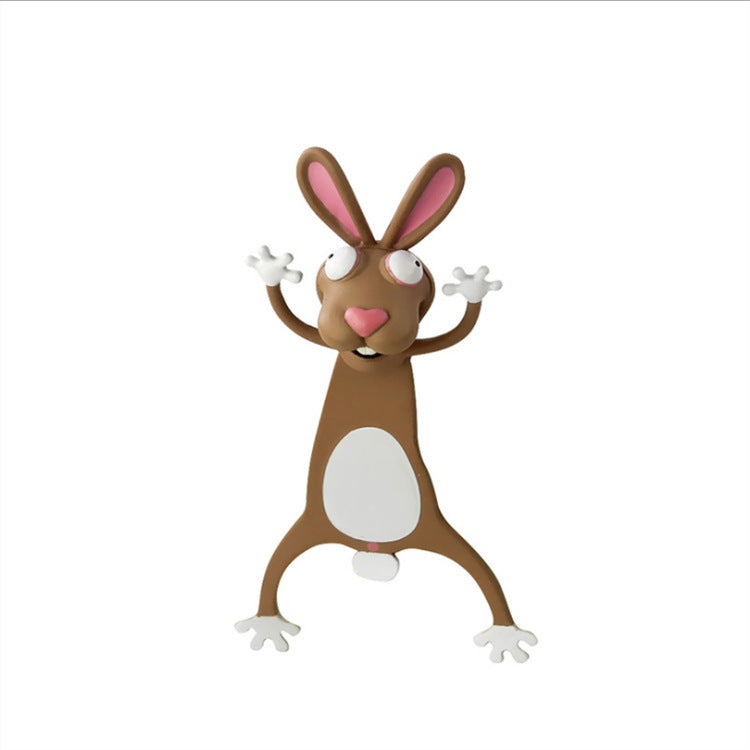 3D Lesezeichen: Lustige Tiere & Cartoon Figuren – Dein Buch wird lebendig!